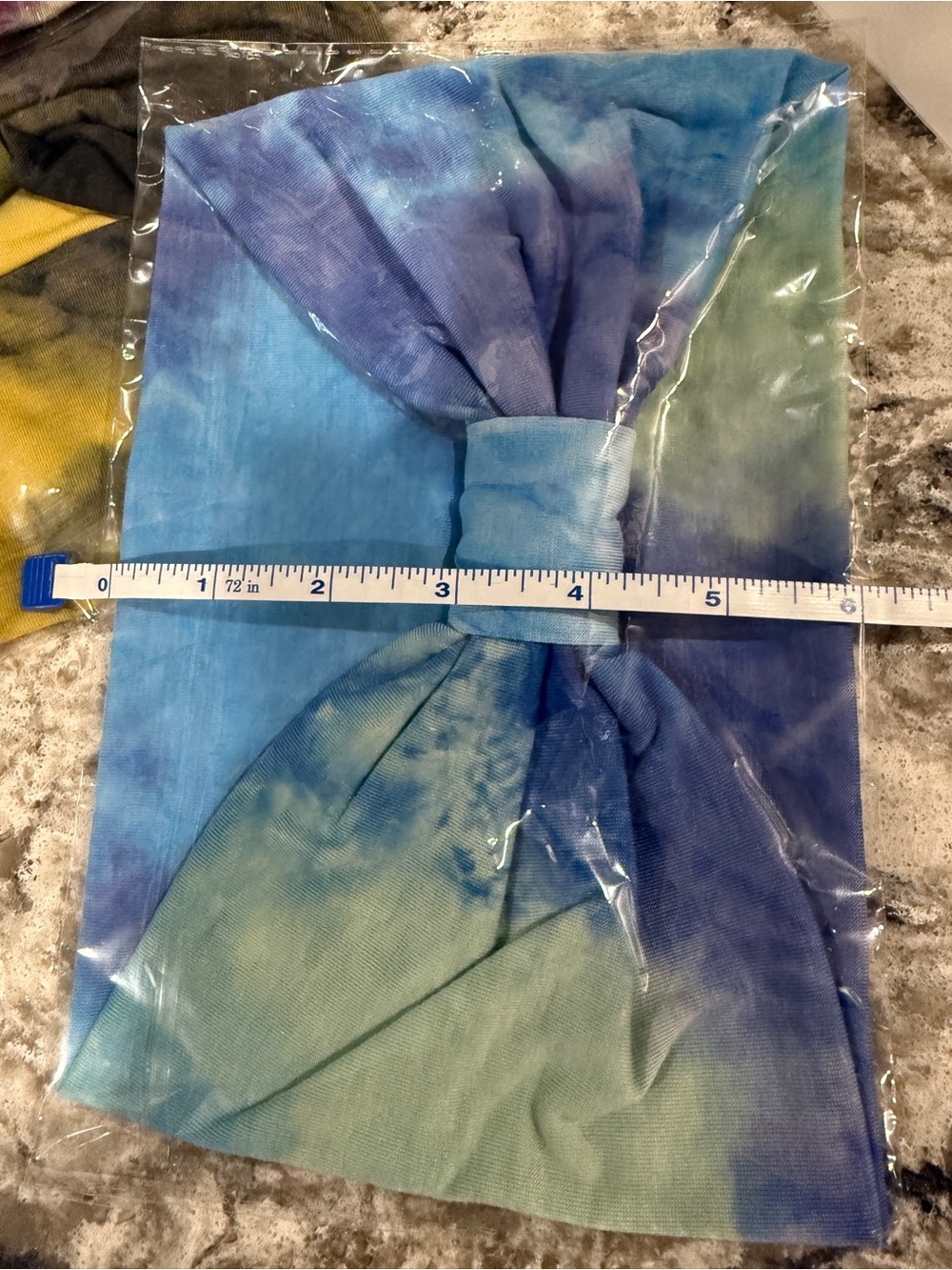 Women’s Tie-Dye Blue Green Headwrap